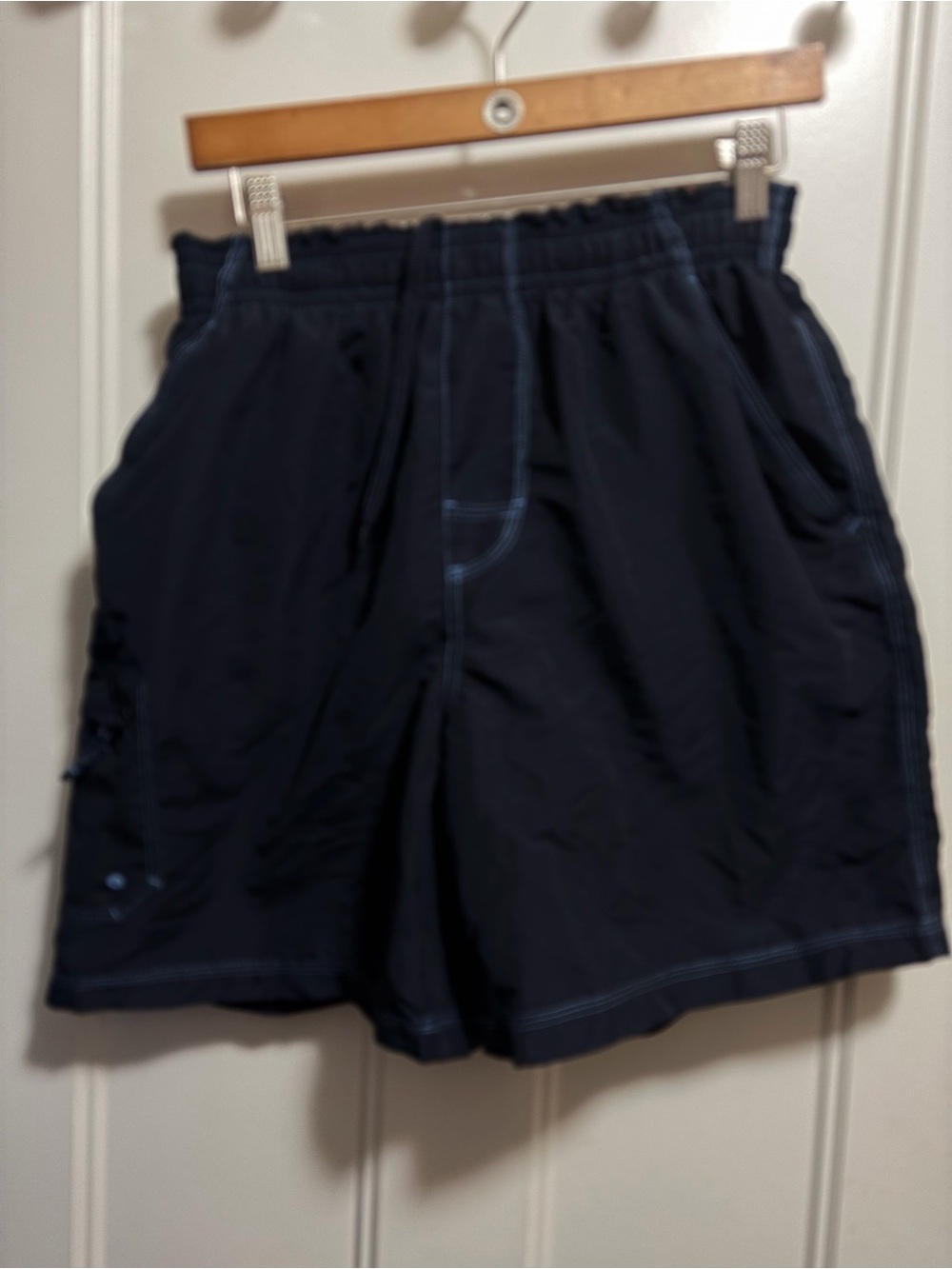 Navy Women's Elastic-Waist Shorts